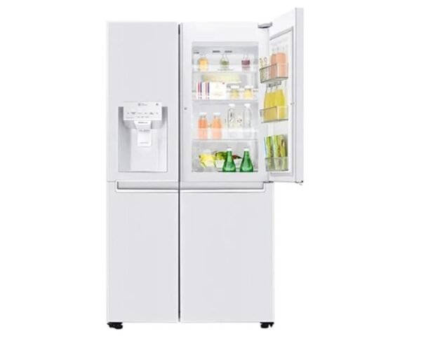 LG 668 Liters French Door Refrigerator with Water Dispenser Inverter Linear Compressor White Model-GCJ267SQSS