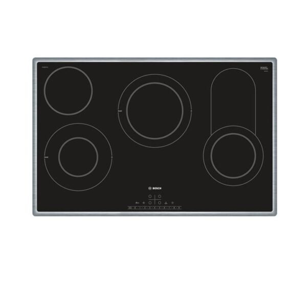 Bosch Electric Hob With 4 Ceramic Burners Black PKC845FP1M