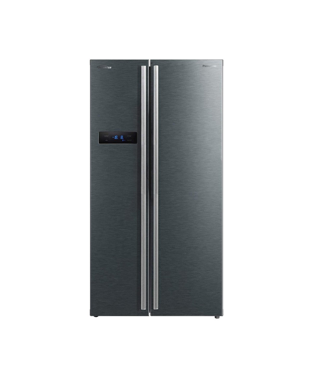 Panasonic 700 Liter Side By Side Refrigerator Dark Grey Model-NRBS700MS | 1 Year Full 10 Year Compressor Warranty.