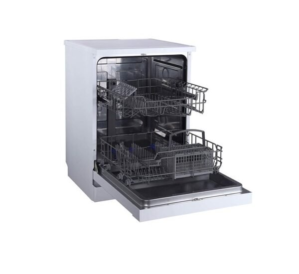 Sharp Free standing Dishwasher 6 Programs 12 Place Settings White Model-QW-MB612-WH3 - Image 4