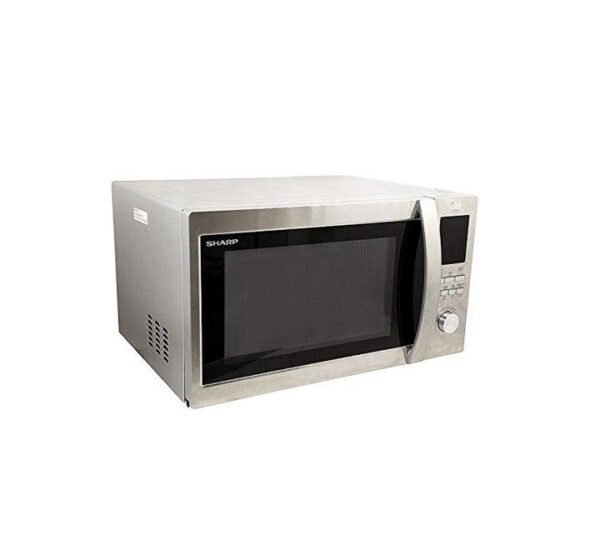 Sharp 43 Liters Solo Microwave Steel Body Silver Model-R-45BT-ST | 1 Year Warranty.