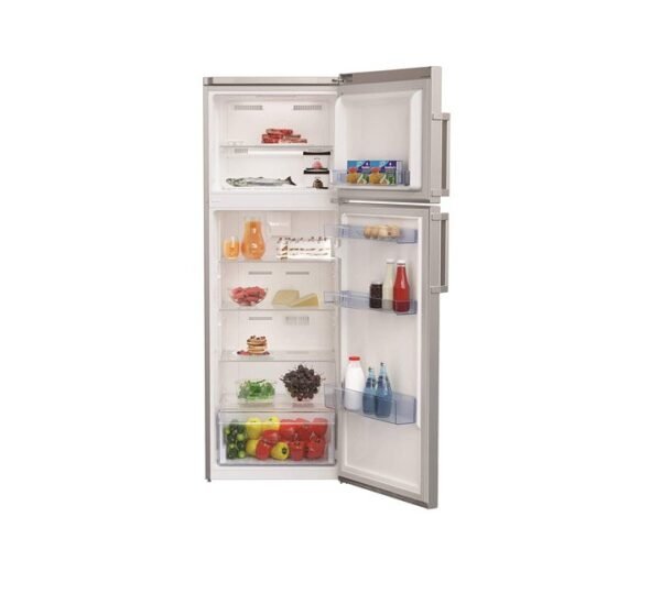 Beko 390 Liter No Frost Top Mount Refrigerator Silver Model RDNE350K21S - Image 3