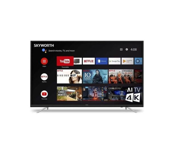 Skyworth 65 Inch 4K UHD Smart TV Black Model 65U2