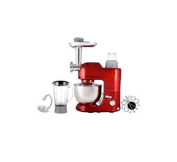 Super General 800 watt Kitchen Machine Color Red Model SGKF1086DR | 1 year warranty