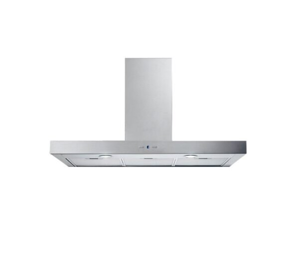 Baumatic 90cm Box Style Wall Mounted Cooker Hood Silver Model BMECH9WSS-2