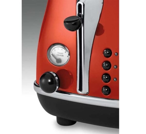 Delonghi Icona 2-Slice Toaster Model CTO2003.R | 1 Year Full Warranty - Image 5