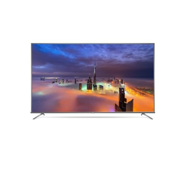 TCL 55 Inch Flat Andriod 4K-UHD SMART TV - AI with Google assistant and Chrome Cast Built In - Metallic Frame -L55T8MUS