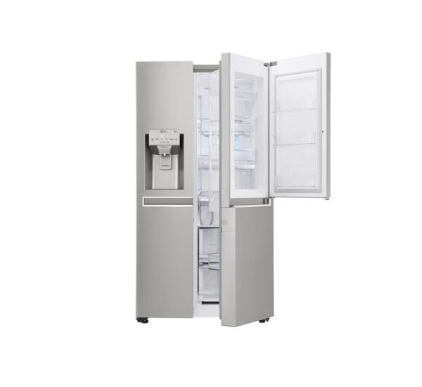 LG 700 Liter French Door Refrigerator Hygiene Fresh+TM Shiny Steel Color Model-GRJ257CLAV - Image 3