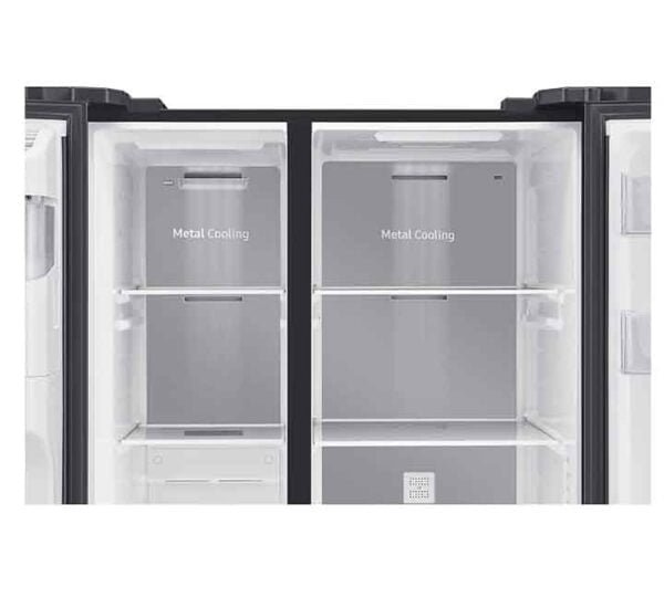 Samsung 640 Ltrs Side By Side Refrigerator Grey/Black Model-RS64R5331B4 - Image 5