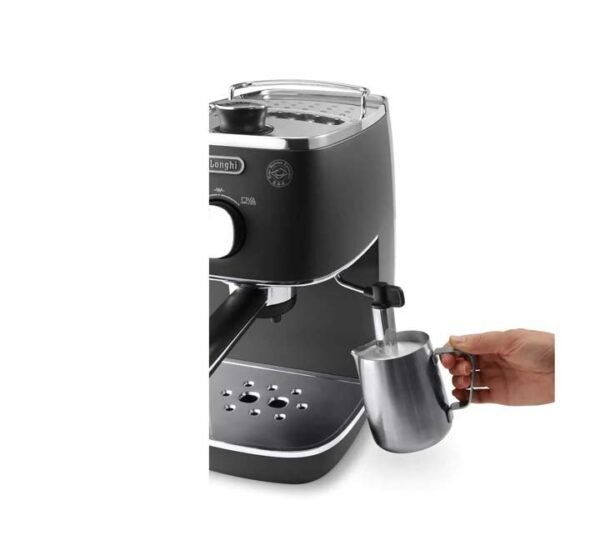 DeLonghi Distinta Pump Espresso Machine Black Model ECI 341.BK | 1 Year Full Warranty - Image 3