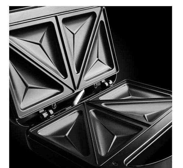 Russell Hobbs 3-In-1 Sandwich/Panini And Waffle Maker Black-24540 - Image 4