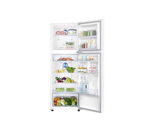 Samsung Refrigerator 420 Liter Top Mount Freezer Twin Cooling White Model RT42K5000WW - Image 3