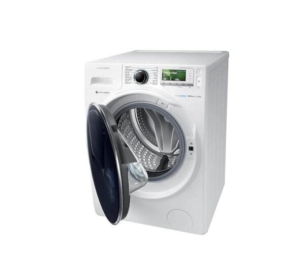 Samsung 11.5Kg Front Load Washing Machine With Eco bubble 1400 RPM White Model WW11K8412OW/GU - Image 2