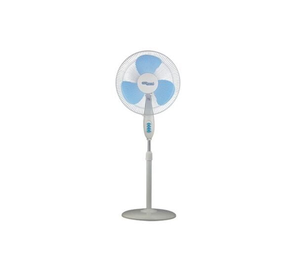 Super General Stand Fan Color White Model SGSF28M | 1 year warranty