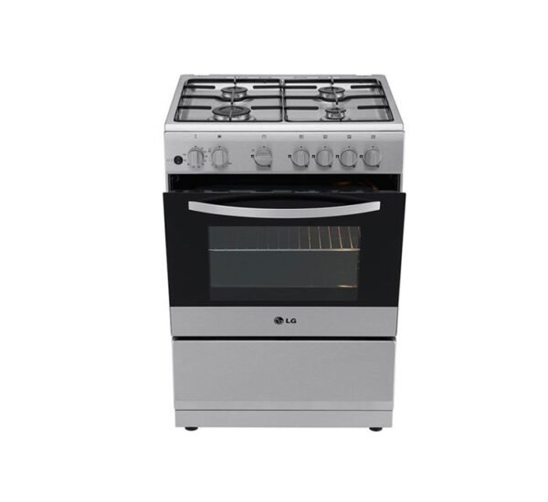 LG 4-Burner Gas Cooker With Rotissrie Grilling Platinum Silver/Black Color Model-LF68V00S - Image 2