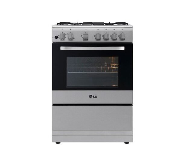 LG 4-Burner Gas Cooker With Rotissrie Grilling Platinum Silver/Black Color Model-LF68V00S