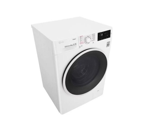 LG Front Load Washing Machine 8Kg 1400 RPM 6 Motion DD Motor White Colour Model- F4J6TNP0W - Image 3