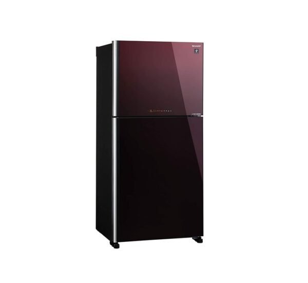 Sharp 650 Liters Refrigerator Top Mount Wine Red Model-SJ-GMF650-RD3 | 1 Year Full 10 Years Compressor Warranty.