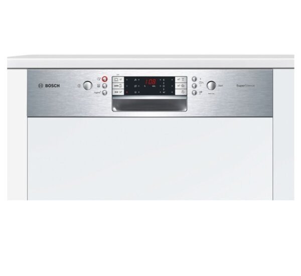 Bosch Built In Dishwasher 5 Programs 12 Place Settings White Model-SMI69N75EU | 1 Year Brand Warranty. - Image 2