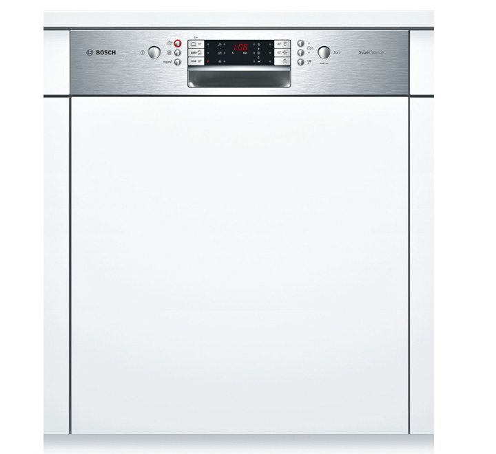 Bosch Built In Dishwasher 5 Programs 12 Place Settings White Model-SMI69N75EU | 1 Year Brand Warranty.