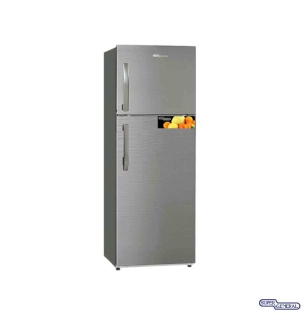 Super General 360 Liters Top Mount Refrigerator Color Gray Model SGR360I | 1 Year Full 5 Year Compressor Warranty.