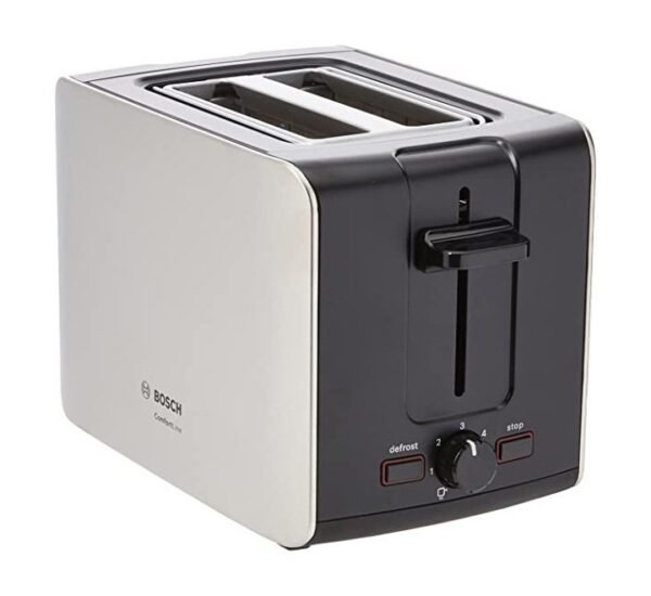 Bosch 2 Slice Toaster Comfort Line Silver Model-TAT6A913GB | 1 Year Brand Warranty.