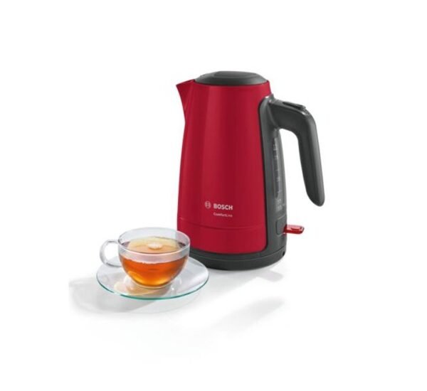 Bosch 1.7 Litres Electric Kettle Comfort Line Red Model-TWK6A034GB | 1 Year Brand Warranty. - Image 3