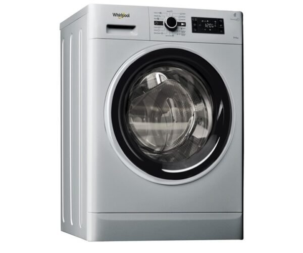 Whirlpool Freestanding Front Load Washer Dryer 9/6 kg Silver Model- FWDG96148SBS | 1 Year Full Warranty