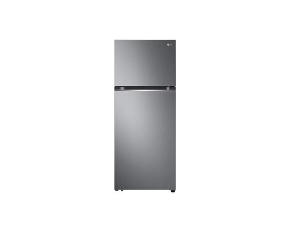 LG Refrigerator 395 Liter Smart Inverter Multi Air Flow Dark Graphite Steel Color Model-GNB502PQGB