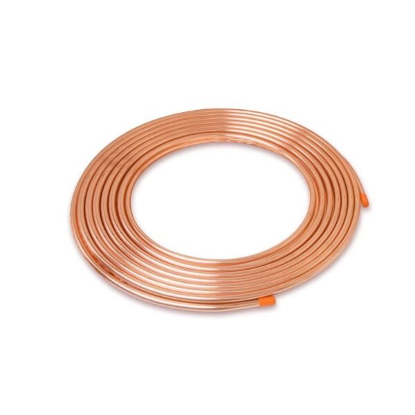 Eco Line Cooper Pipe Soft Copper Tube Coupled Size 3/8" - Made In Mexico