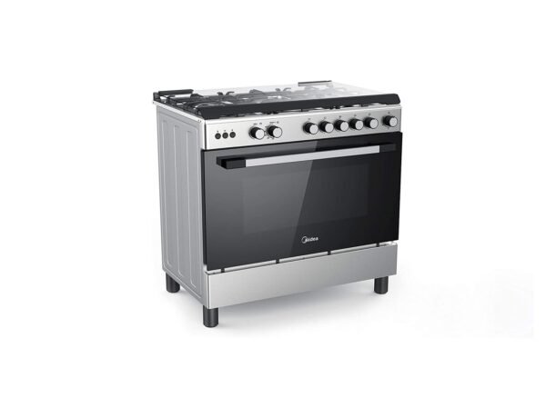Midea 90X60Cm 5 Burner Gas Cooker Hob Stainless Steel Auto Ignition Model LME95030FFD-C | 1 Year Full Warranty