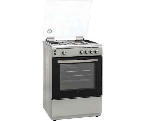 Hoover 60cm 4 Burner Free Standing Gas Cooker FGC6060-S1V