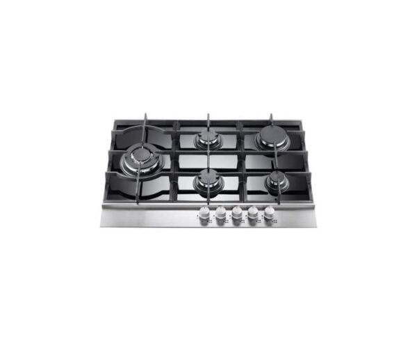 Baumatic 90cm 5 Burner Gas Hob Silver Model BMEH9GGSS