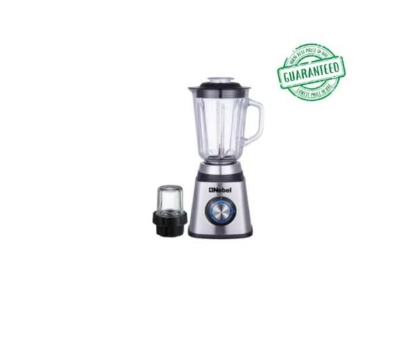 NOBEL 1.5 Litre blender and grinder stainless steel