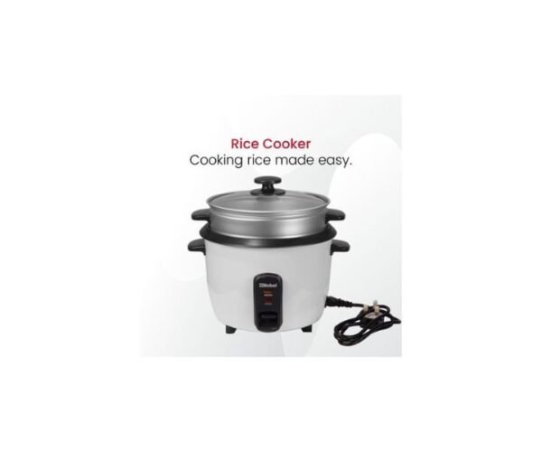 Nobel 1.5 Liters Rice Cooker Tempered Glass Lid White Model-NRC150 | 1 Year Warranty. - Image 2