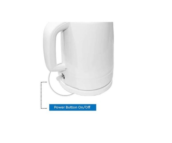 Nobel 1.7 Liters Kettle Auto Shutoff 2200.0 W White Model-NK17PW | 1 Year Warranty. - Image 4