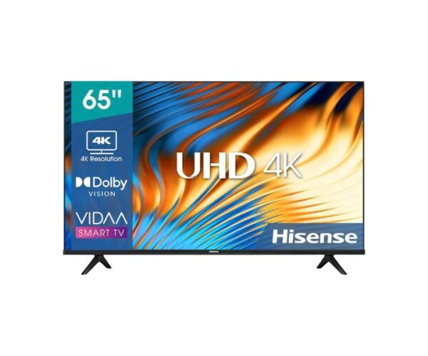 Hisense 65 Inch 4K UHD Smart TV VIDAA With Dolby Vision HDR Black Model 65E6H