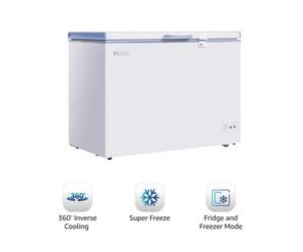 Haier 280 Liters Single Door Chest Freezer White Model-HCF-280 - Image 3