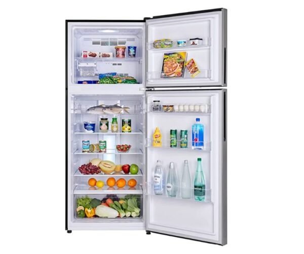 Haier 580 Liters Double Door Top Mount Refrigerator Silver Model-HRF-580FI - Image 3