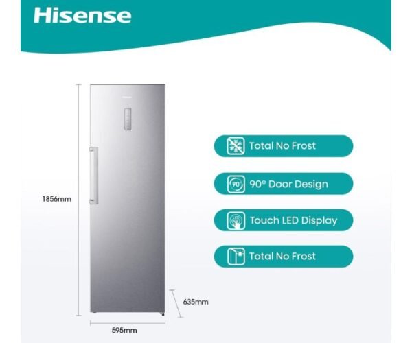 Hisense 484 Litres Upright Refrigerator Model RL484N4ASU - Image 3