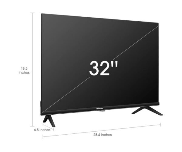 Hisense 32 Inch A4 Series HD Smart TV with DTS Virtual X Game Black Model 32A4H - Image 4