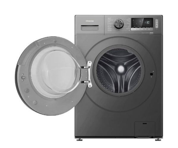 Hisense 10 Kg Front Load Washing Machine 1400 RPM Titanium Grey Model WDBL1014VT - Image 4