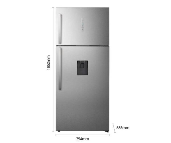 Hisense 550 Liter Double Door Refrigerator Silver Model RT715N4ACB - Image 3