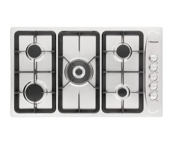 Bompani Built-In HOB 5 Gas Burners 90X60CM Stainless Steel Model-BO293GML