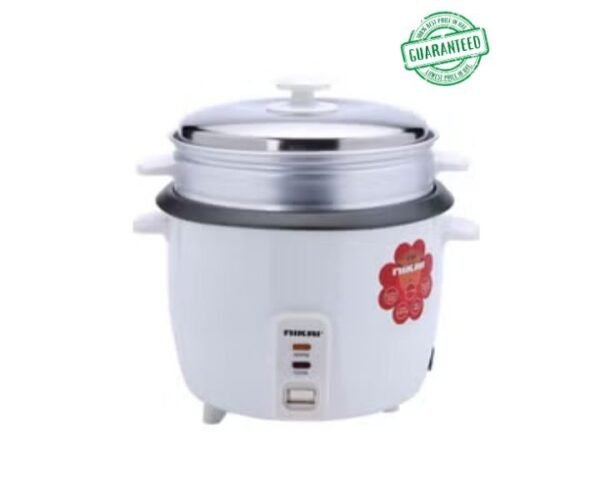 Nikai 1.8 Litre Rice Cooker White Model-NR672N1 | 1 Year Brand Warranty