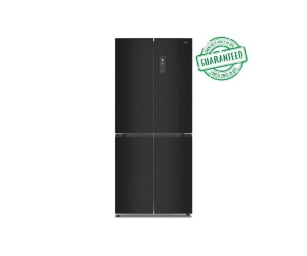 CHiQ 620 Liters French 4-Door Refrigerator, Inox Black Model - CCD620NPBIK1 | 1 Year Full 5 Years Compressor Warranty