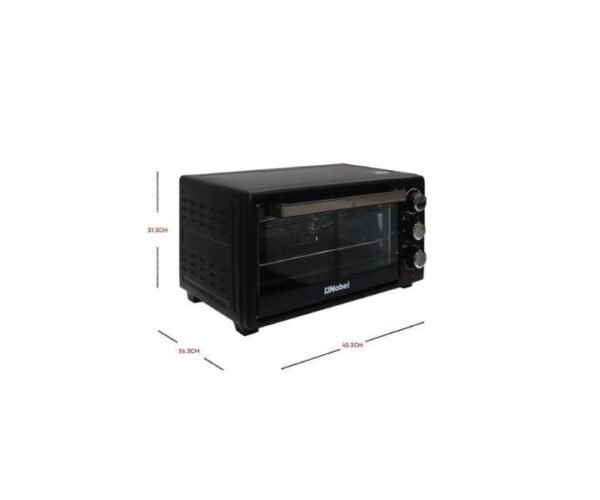 Nobel 18 Liters Electric Oven Stainless Steel 1280W Black Model-NEO20 | 1 Year Warranty. - Image 3