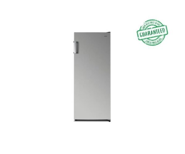 CHiQ 220 Liters Gross Upright Freezer, Silver Model - CSF220NSK1 | 1 Year Full 5 Years Compressor Warranty
