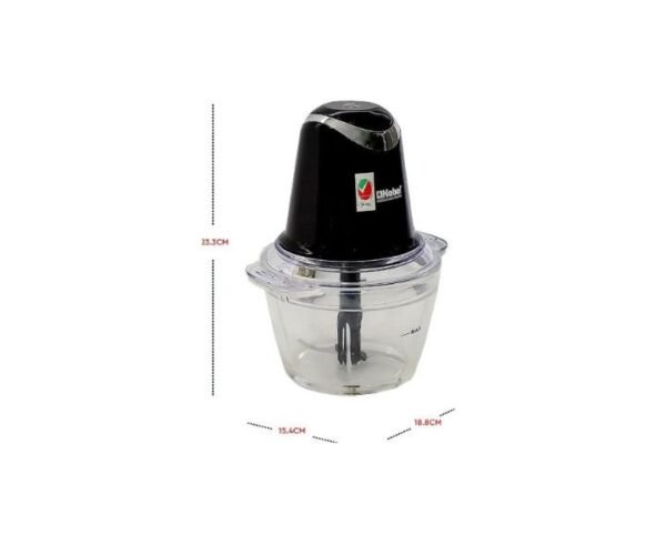 Nobel 1 Liter Chopper Glass Bowl Plastic Body Black Model-NCFP363 | 1 Year Warranty. - Image 3