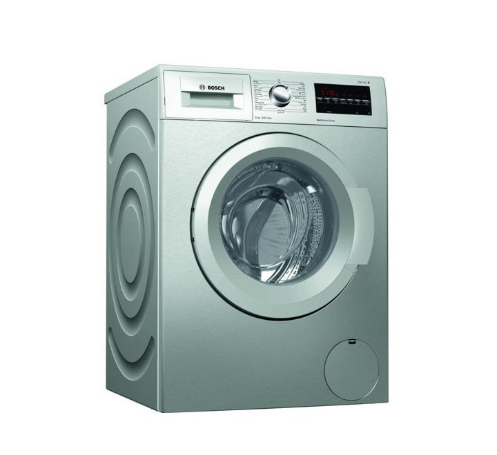 Bosch 9 KG Front Load Washing Machine 1200 RPM Indox Silver Model-WAT2446SGC |  1 Year Brand Warranty.